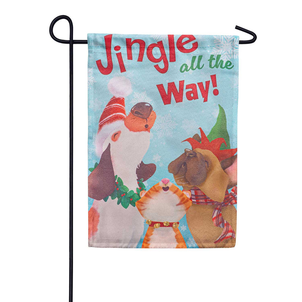 Jingle All the Way Double Sided Garden Flag