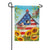 Stars and Sparrows Double Sided Suede Garden Flag