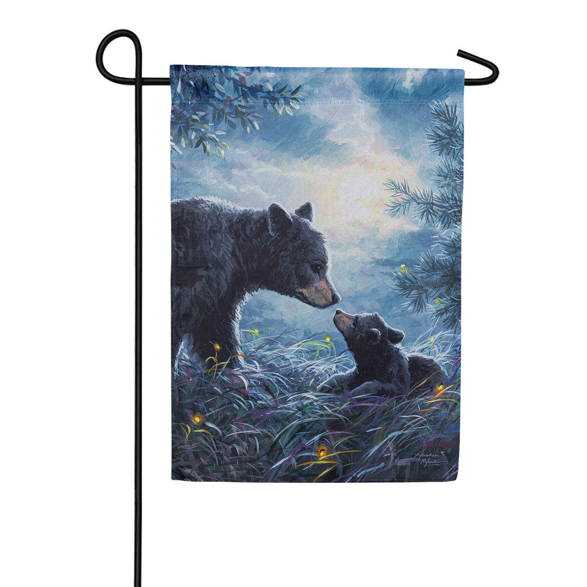My Little Bear Double Sided Garden Flag