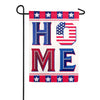 Patriotic Home Double Sided Suede Garden Flag
