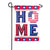 Patriotic Home Double Sided Suede Garden Flag