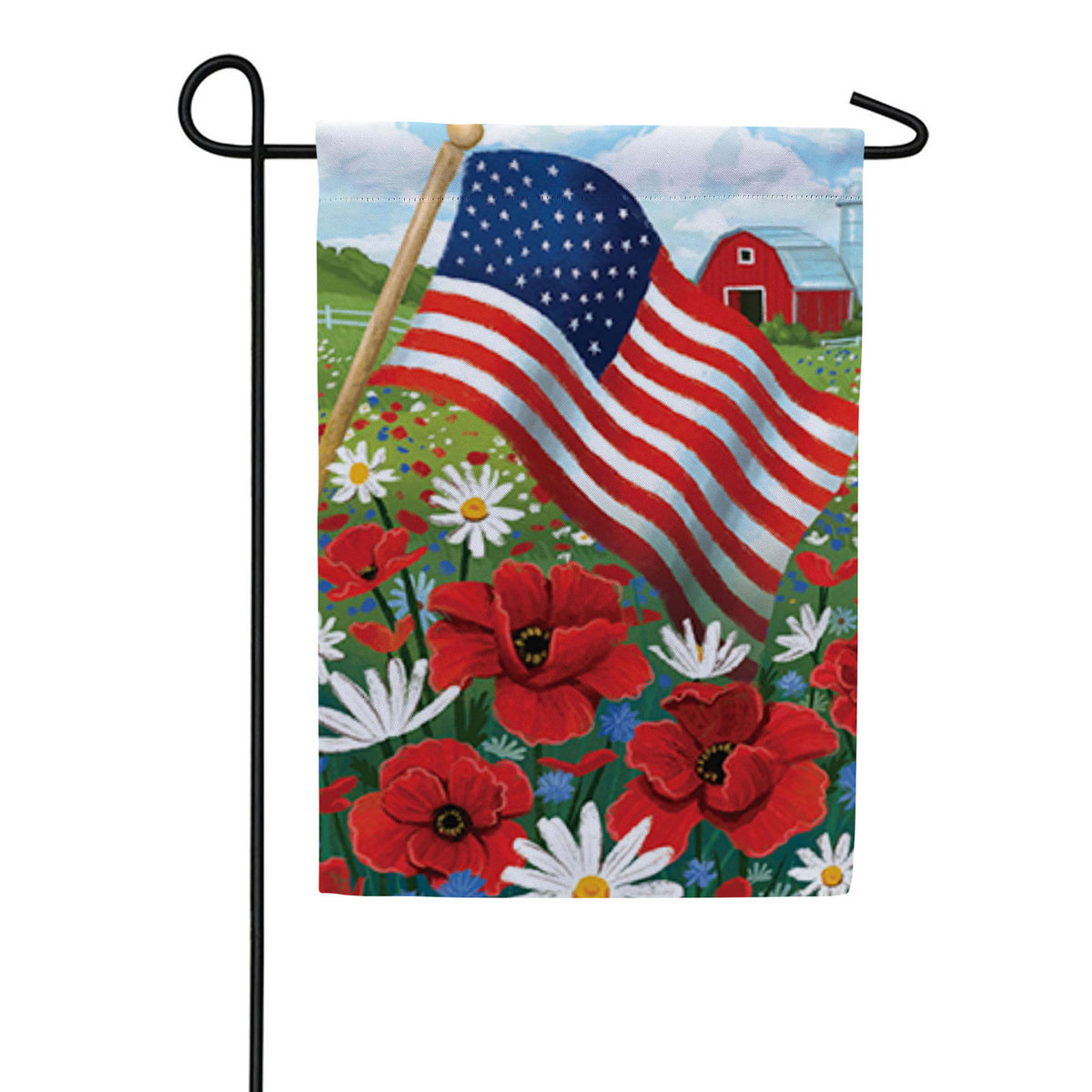 American Field Double Sided Suede Garden Flag