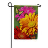 Giant Gerbera Double Sided Suede Garden Flag