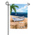Beached Skiff Double Sided Suede Garden Flag