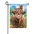 Highland Cow Named Summer Double Sided Suede Garden Flag