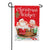 Christmas Wishes Double Sided Suede Garden Flag