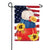 American Pumpkin Stack Double Sided Suede Garden Flag