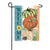Pumpkin & Pine Double Sided Suede Garden Flag