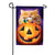 Cat Jack O'Lantern Pumpkin Teeth Double Sided Suede Garden Flag