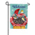 Welcome Bird Friends Double Sided Suede Garden Flag