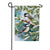 Winter Chickadee Friends Double Sided Suede Garden Flag