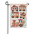 Gingerbread Train Double Sided Suede Garden Flag