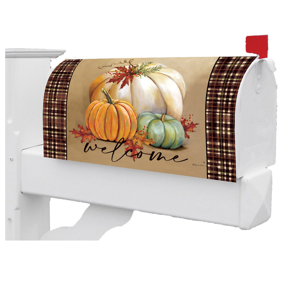 Custom Decor Mailbox Makeover - Pumpkin Trio