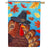 Evergreen Turkey Time Applique House Flag