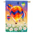 Evergreen Applique House Flag - Hot Air Balloons