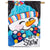 Let It Snow-Man Applique House Flag