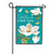 Leopard Magnolia Welcome Friends Double Sided Applique Garden Flag