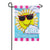 Hello Sunshine Applique Garden Flag