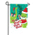 Evergreen Christmas Dinosaur Cheer Applique Garden Flag