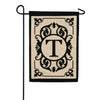 Cambridge Monogram Flag - T Applique Garden Flag