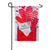 Sending Love Valentine's Day Appliqued Garden Flag