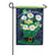Happy St. Patrick's Day Floral Hat Appliqued Garden Flag