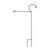Shepherd's Hook Garden Flag Stand