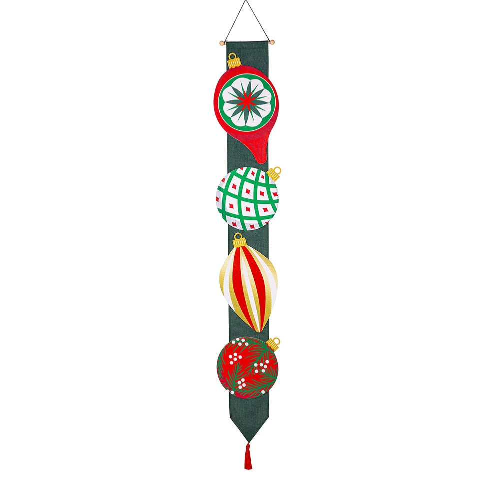 Evergreen Deck the Halls Door Banner