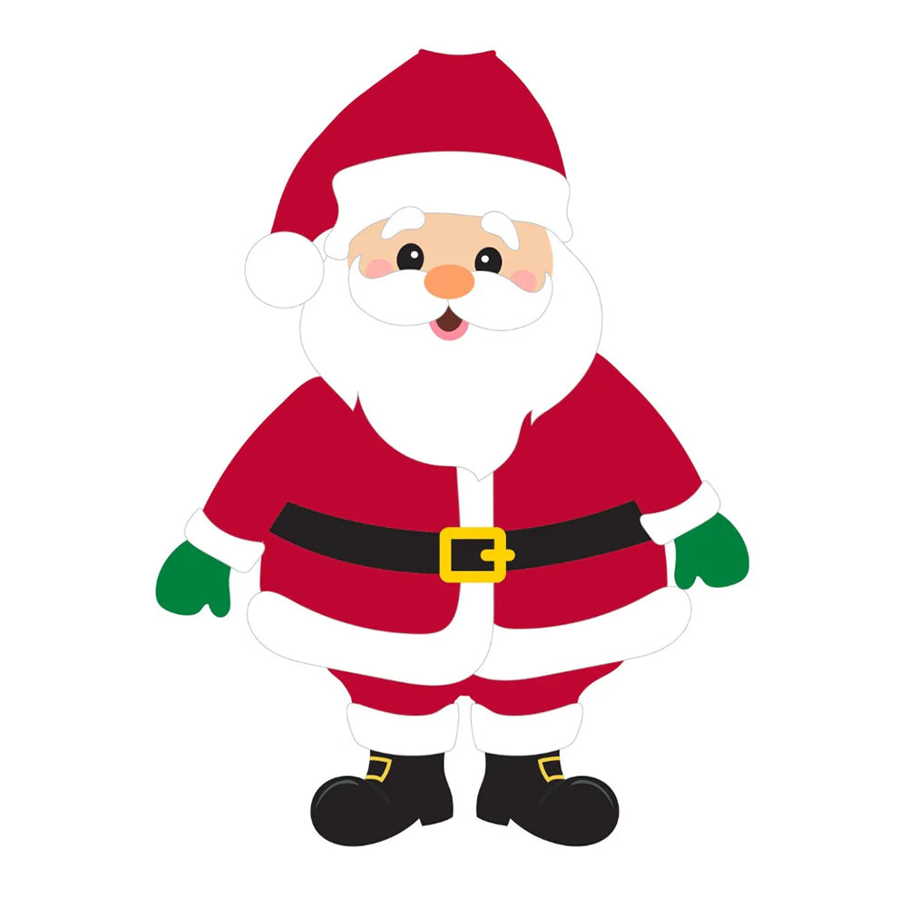 Evergreen Santa Full Body Windsock