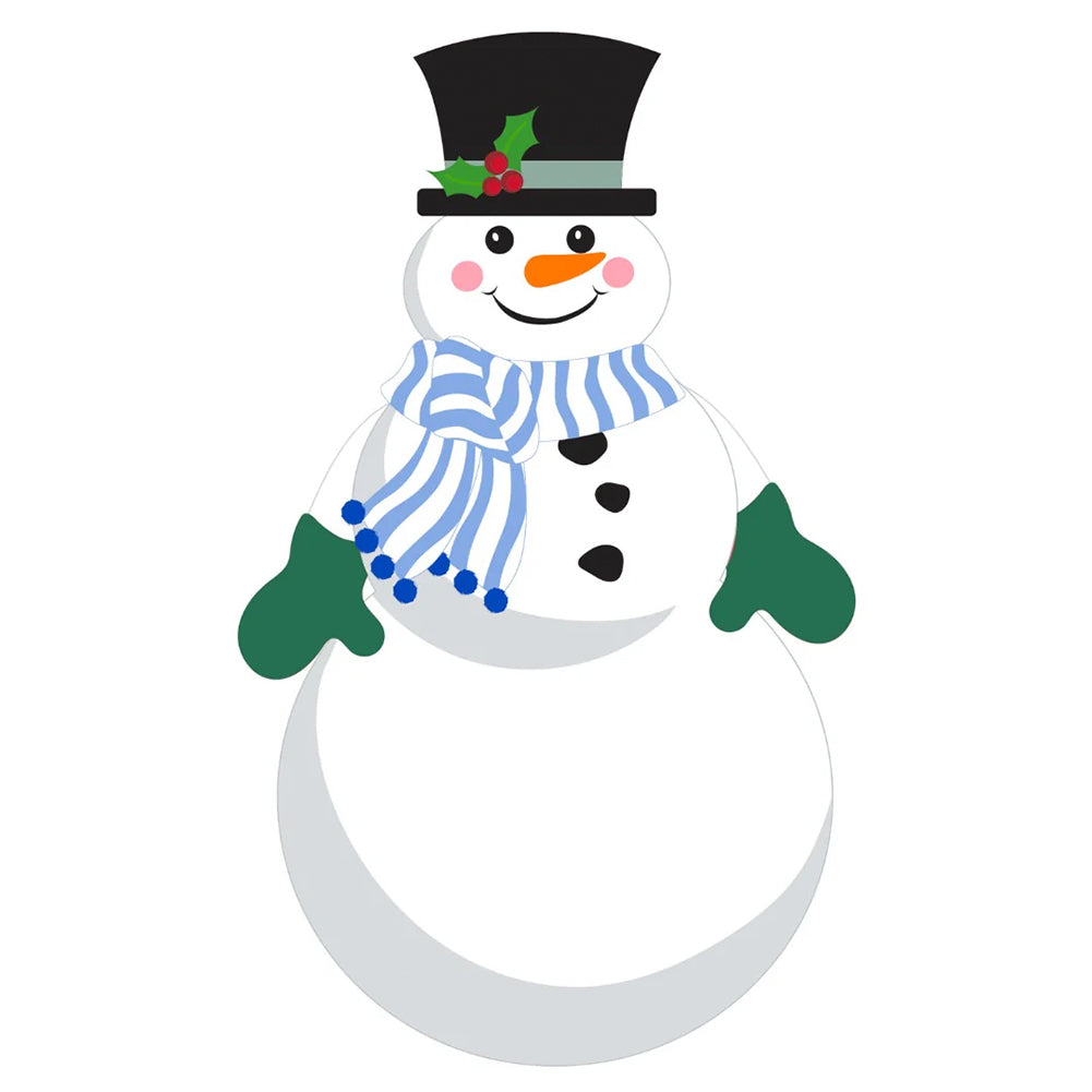 Evergreen Snowman Full Body Windsock