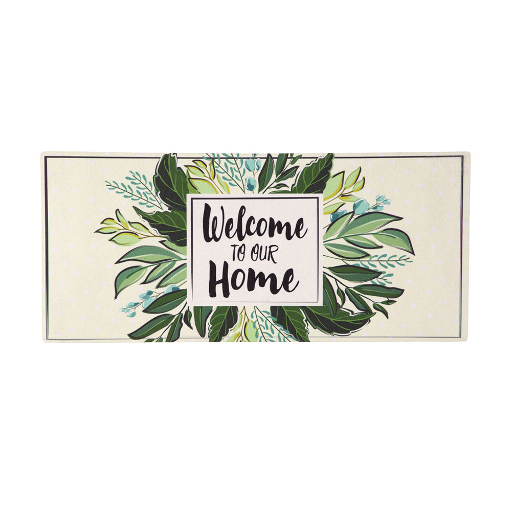 Evergreen Welcome To Our Home Sassafras Switch Mat