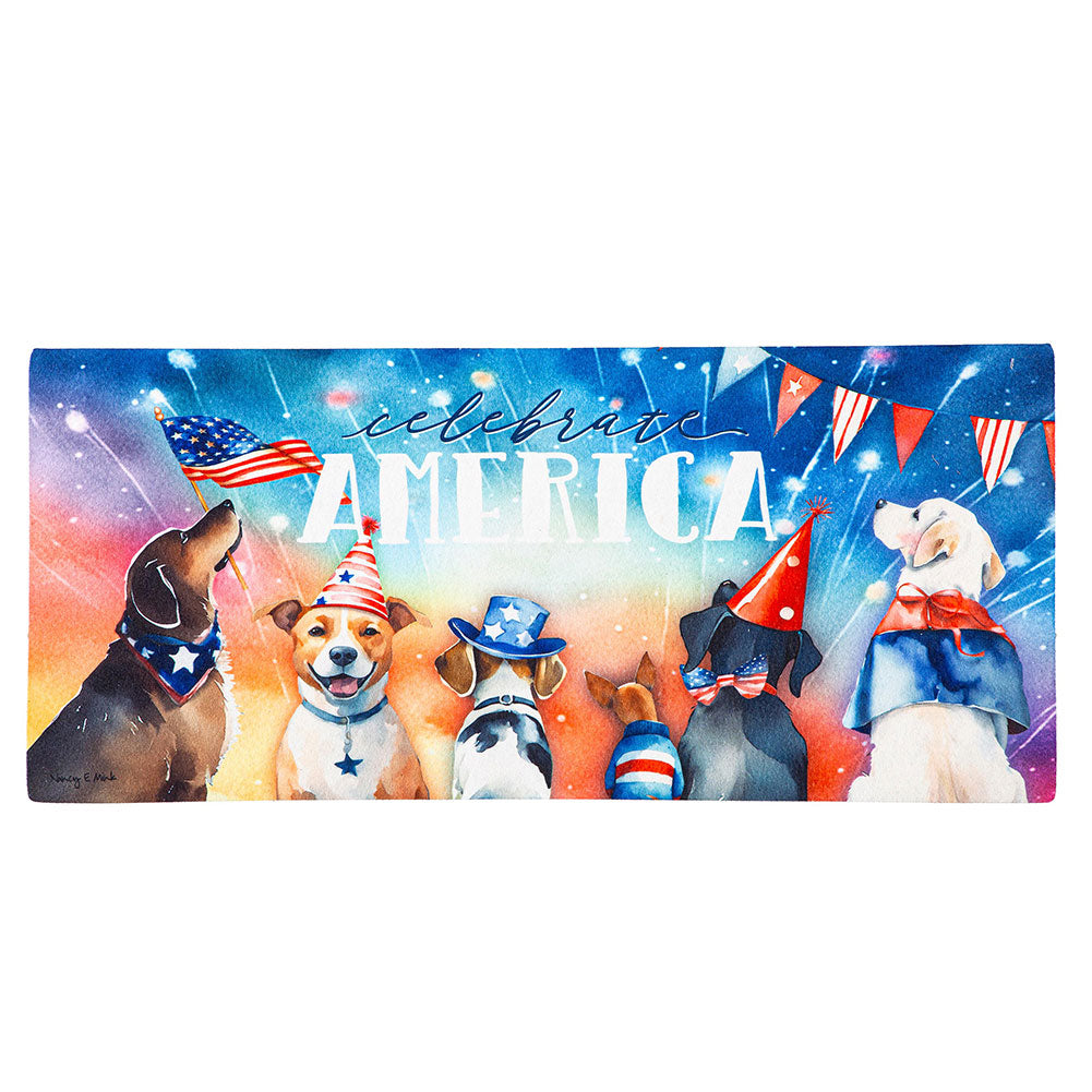 Patriotic Pups Sassafras Mat