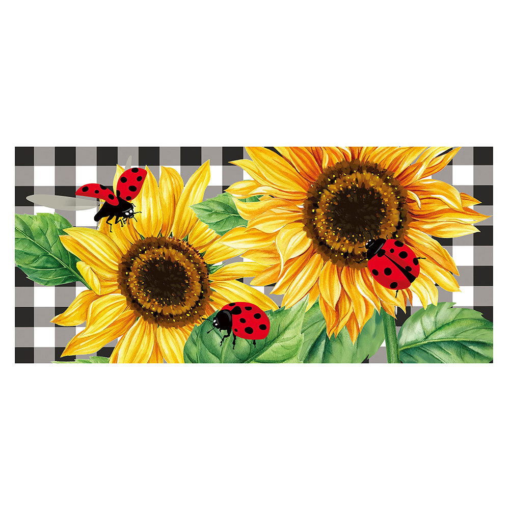 Sunflower Ladybugs Sassafras Switch Mat