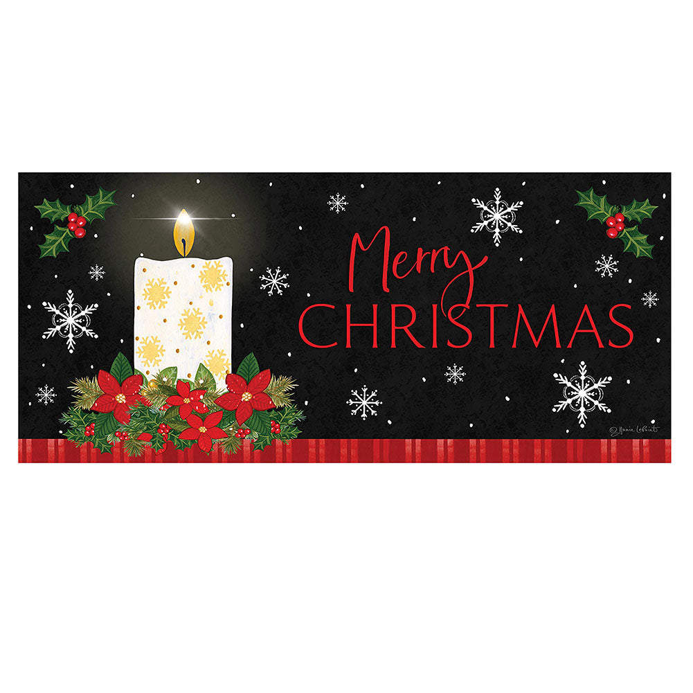 Merry Christmas Candle Sassafras Switch Mat