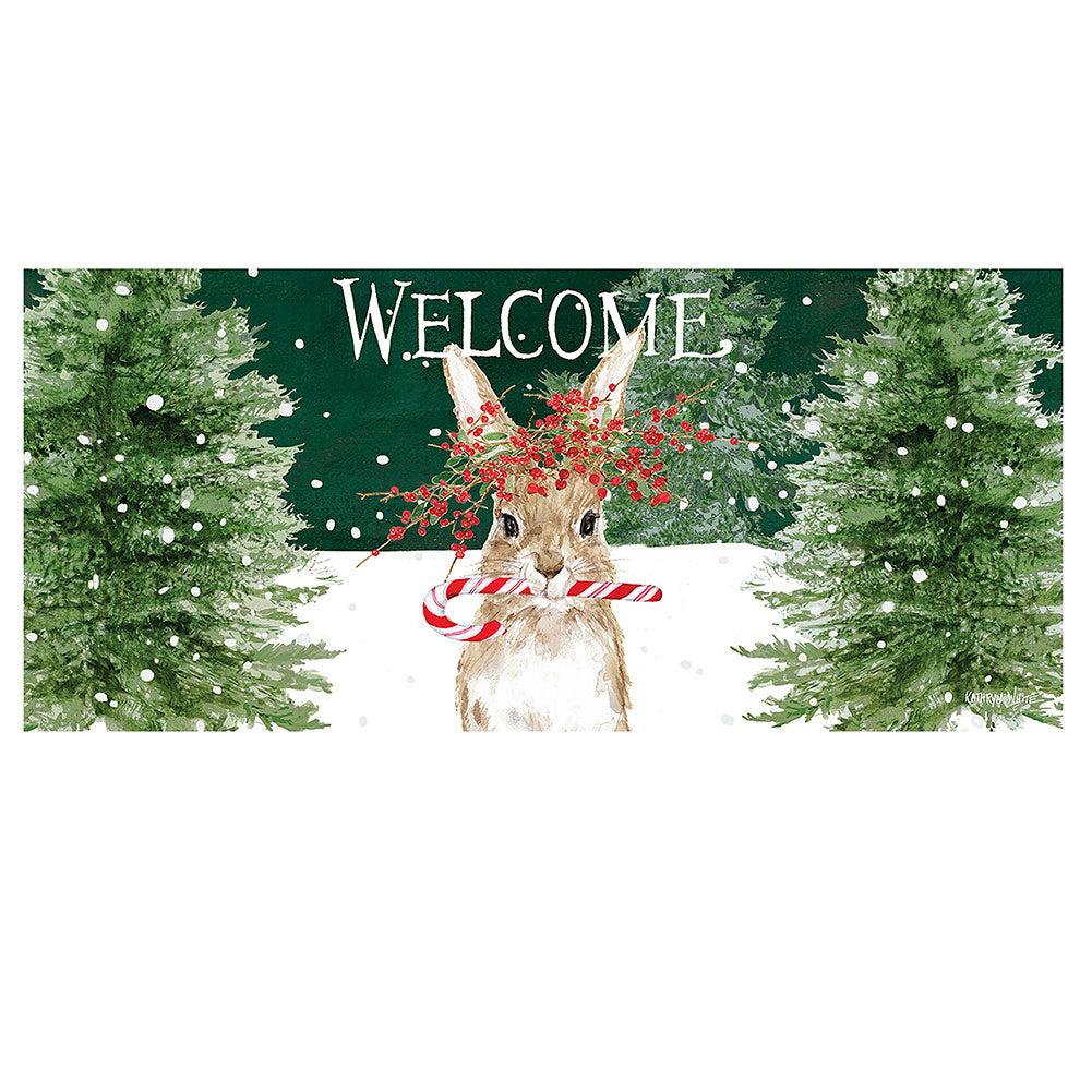 Candy Cane Rabbit Sassafras Switch Mat