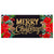 Floral Checkered Merry Christmas Sassafras Switch Mat
