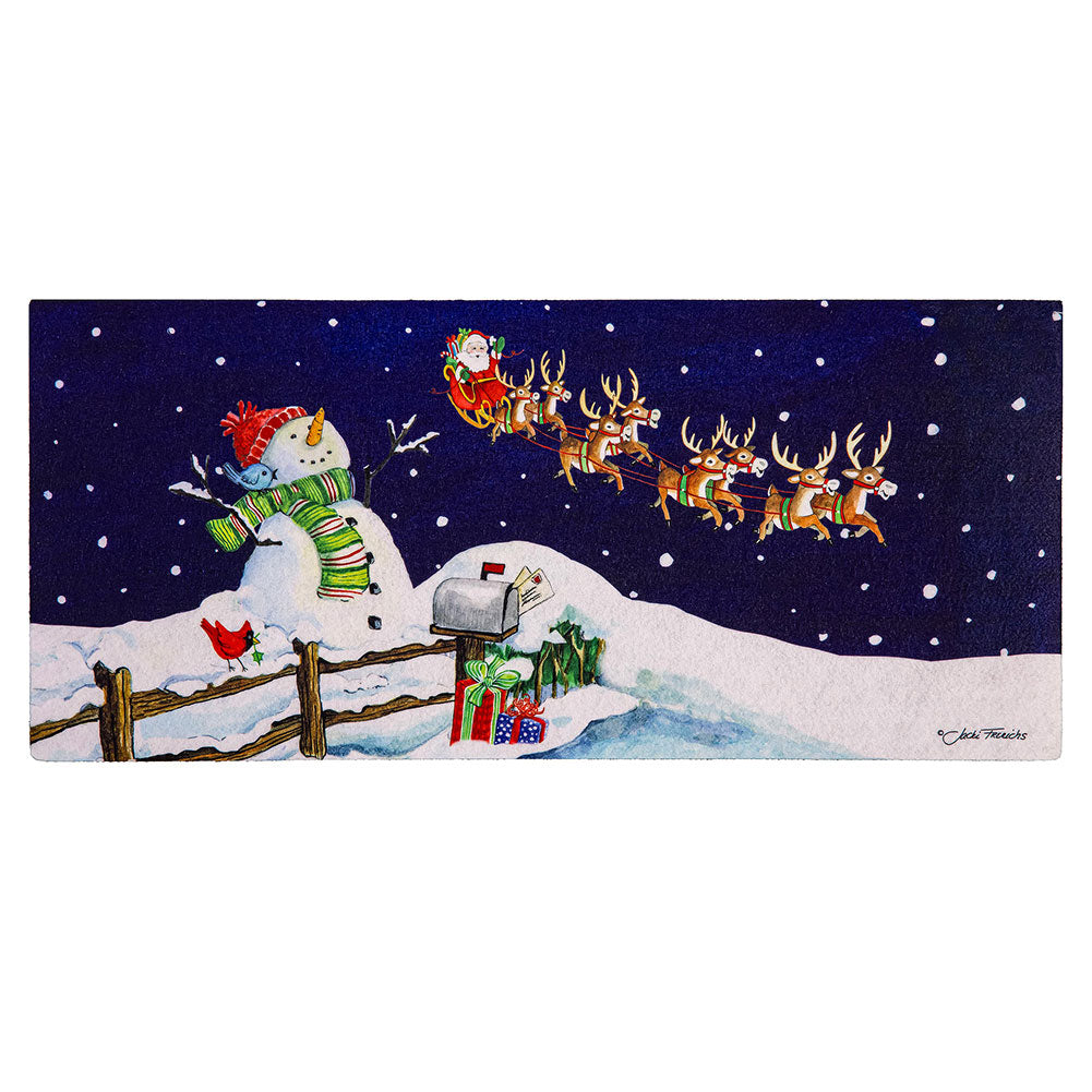 Santa & Snowman Sassafras Switch Mat