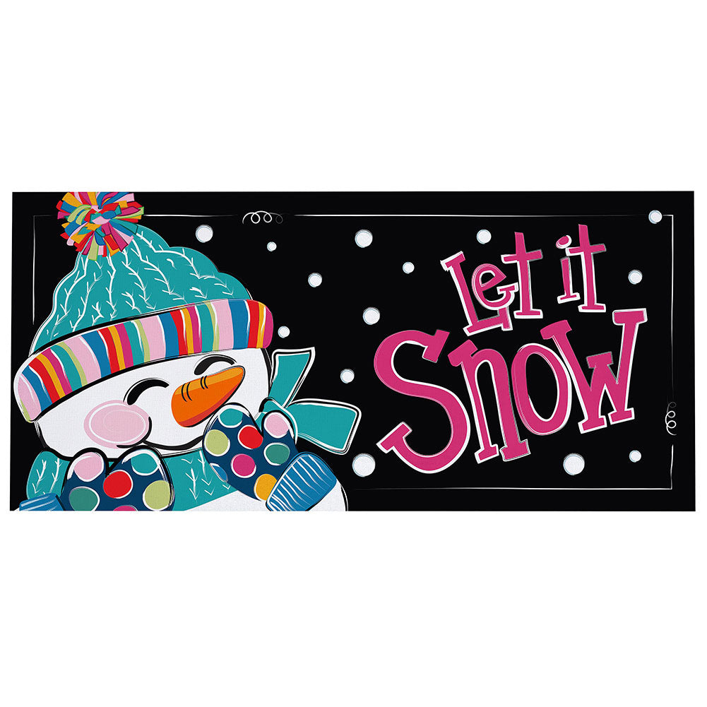 Let It Snow-Man Sassafras Switch Mat