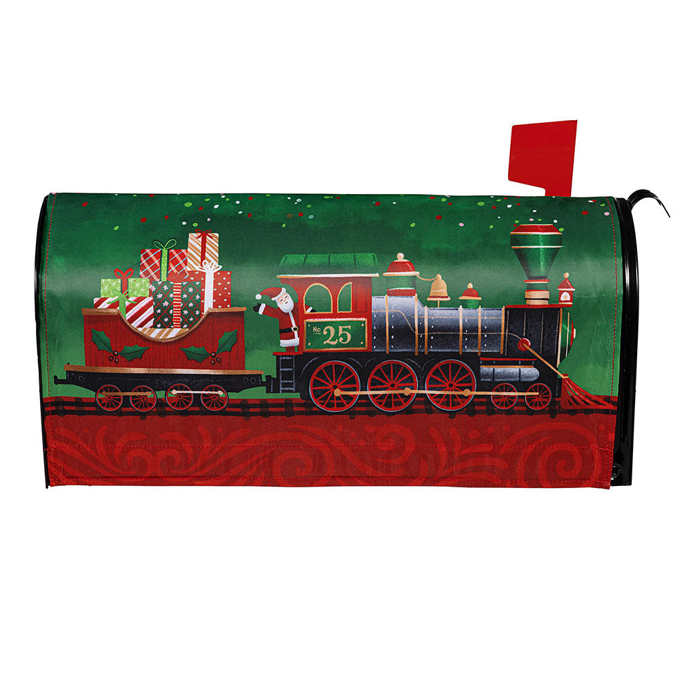 Evergreen North Pole Express Mailbox Cover