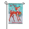 Evergreen Applique Garden Flag - Oh Deer