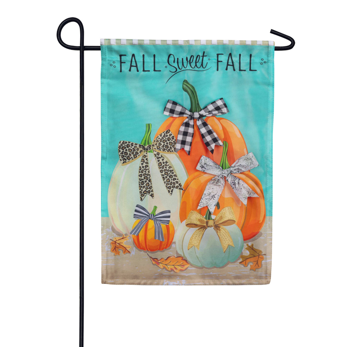 Evergreen Applique Garden Flag Fall Sweet Fall