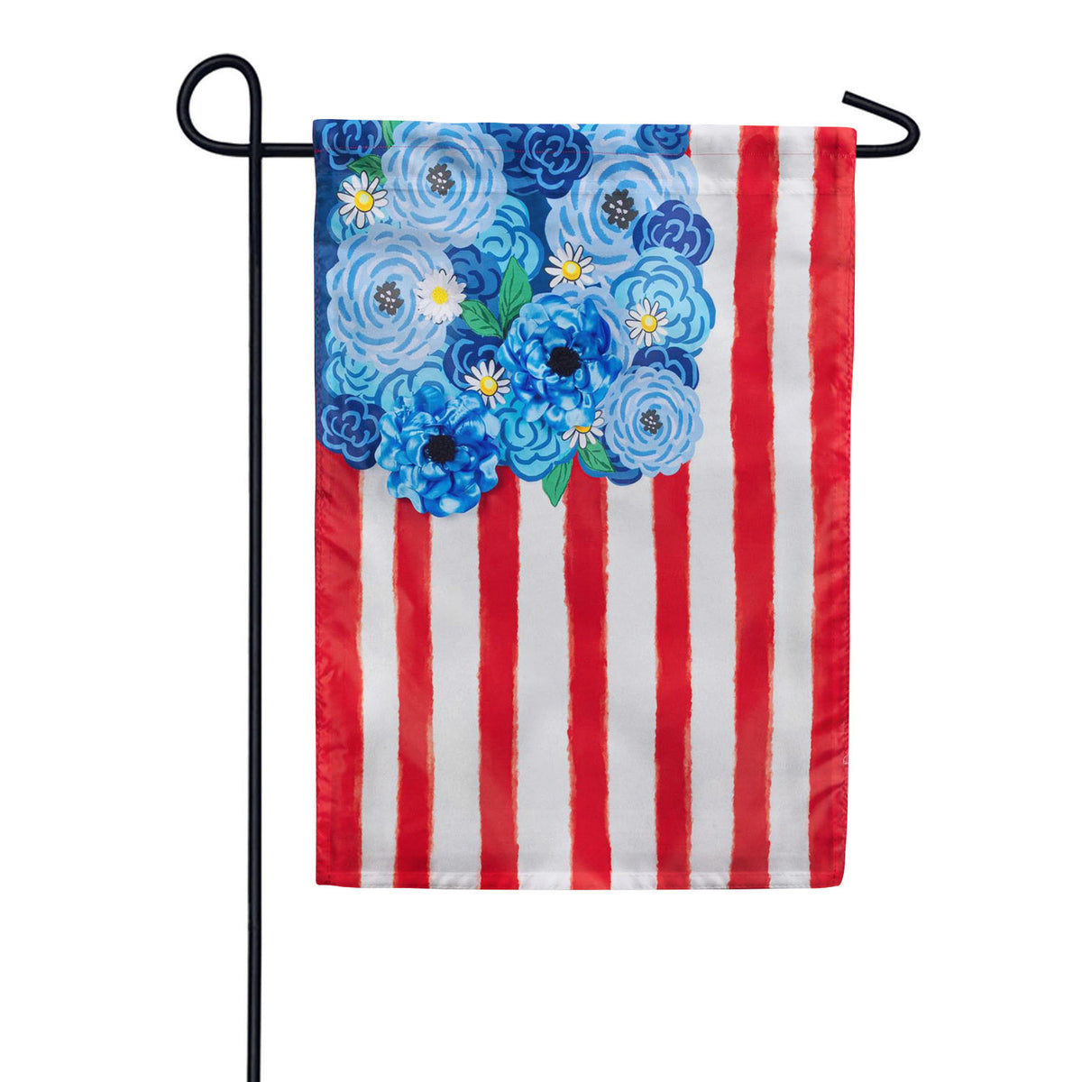 Evergreen Applique Garden Flag - American Classic Floral Flag
