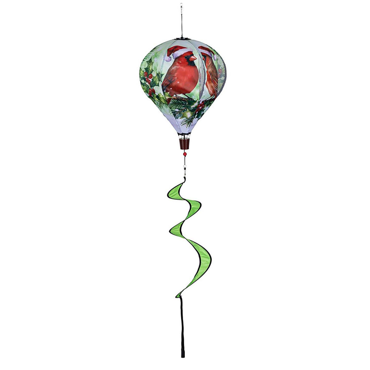 Evergreen Balloon Spinner - Snowbirds Love Warms Winter