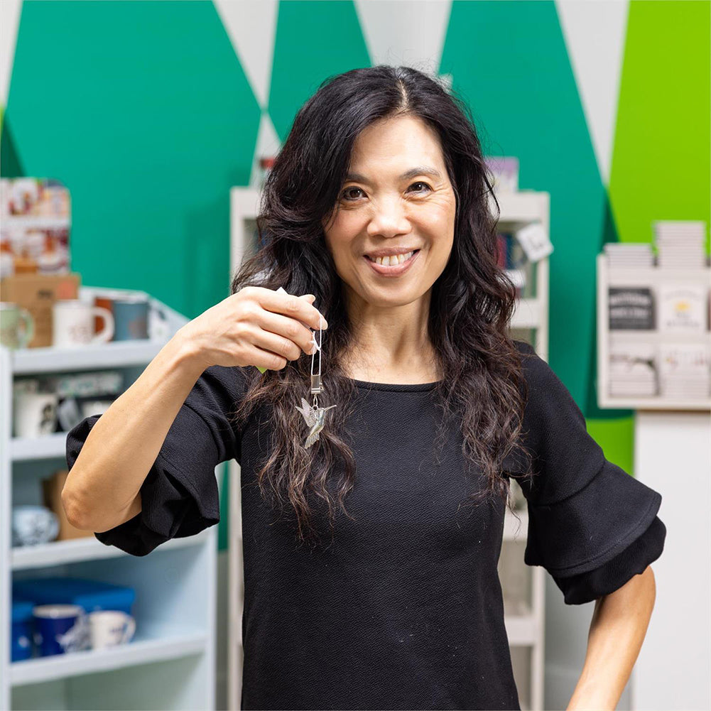 Evergreen Metal Flag Clip - Hummingbird