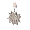 Evergreen Metal Flag Weight - Poinsettia