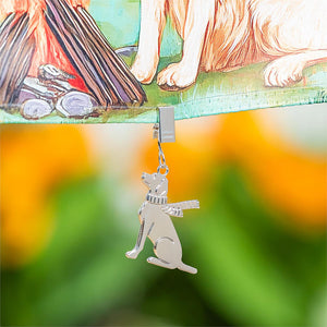 Evergreen Metal Flag Clip - Dog