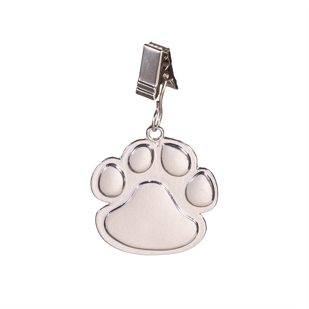Evergreen Metal Flag Clip - Paw Print