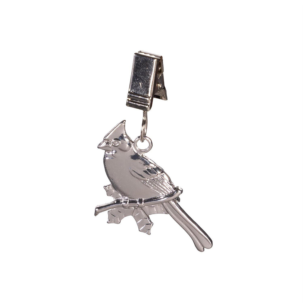 Evergreen Metal Flag Clip - Cardinal