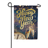 Evergreen Lustre Garden Flag - Happy New Year Celebration