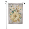 Evergreen Lustre Garden Flag - Pearl and Pine Floral